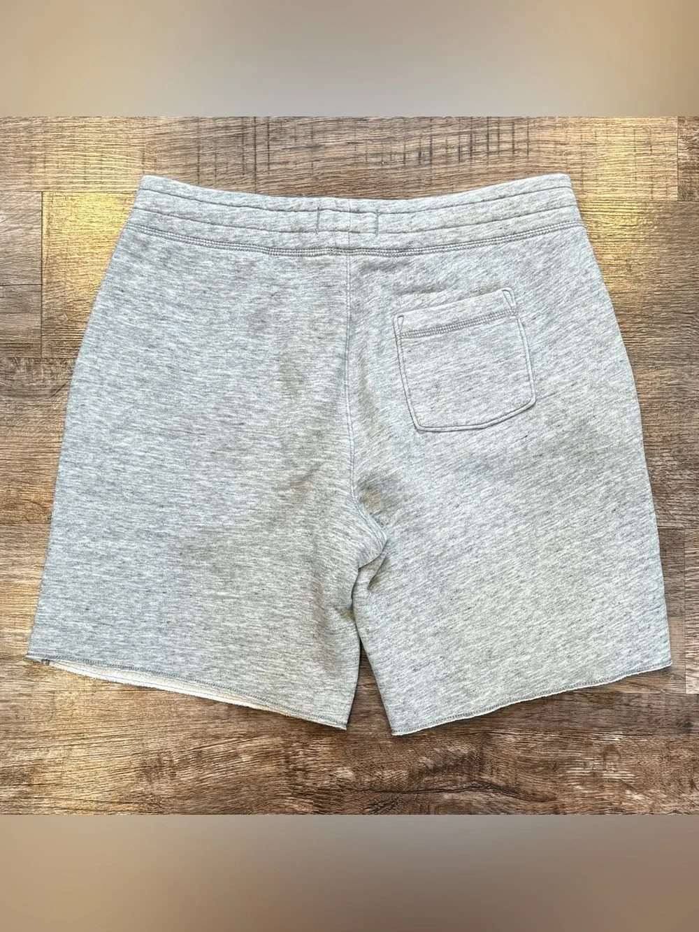 Hollister Gray Logo Lounge Shorts Drawstring Waist Y2K Vtg Small Preppy Beach